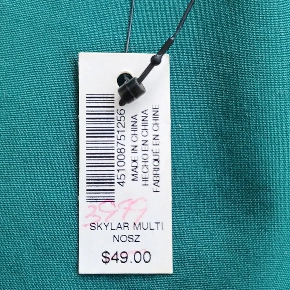 NWT Chico's SilverTone and Crystal 4-Layer Crystal Bar Necklace - Picture 8 of 8